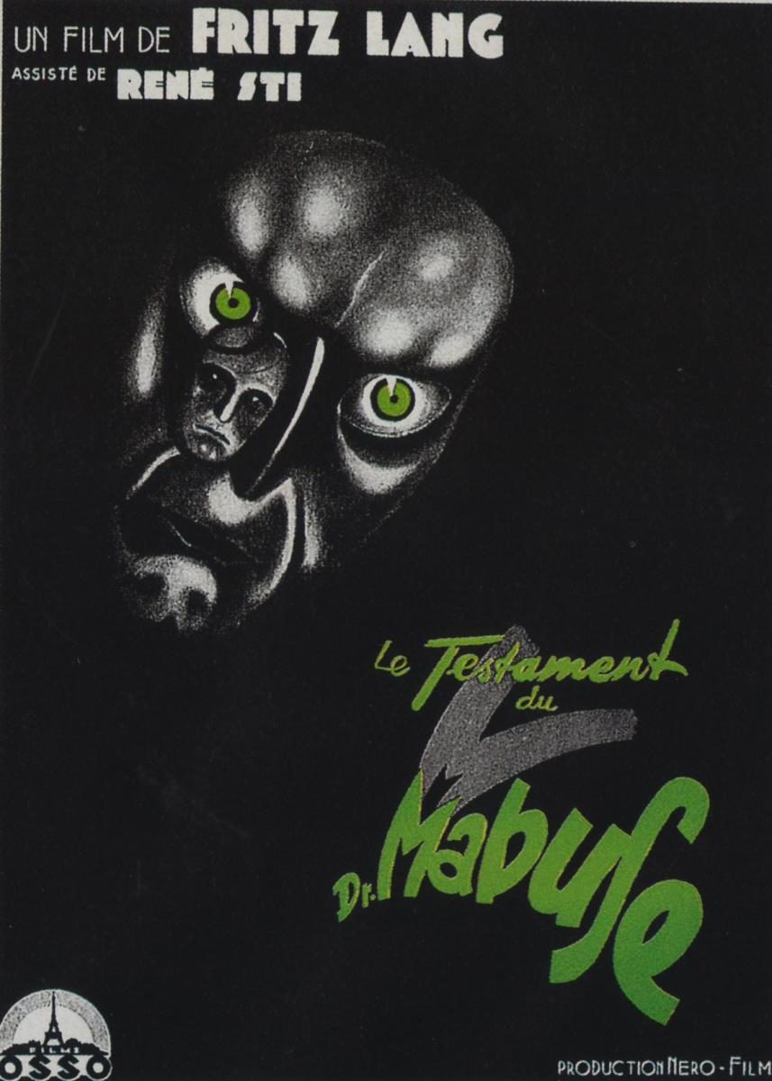 Poster of The Testament of Dr. Mabuse - Estados Unidos