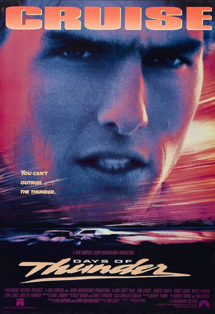 Poster of Days of Thunder - Estados Unidos