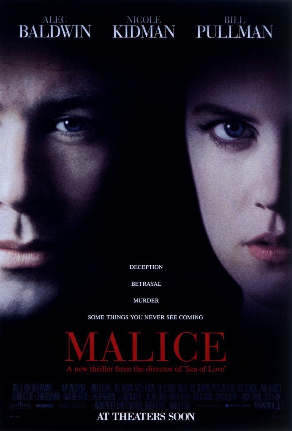 Poster of Malice - Estados Unidos