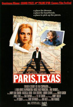 Poster Paris, Texas