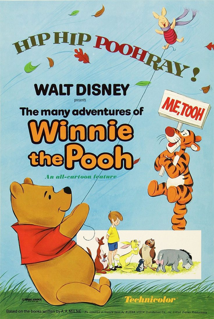 Poster of The Many Adventures of Winnie The Pooh - Estados Unidos