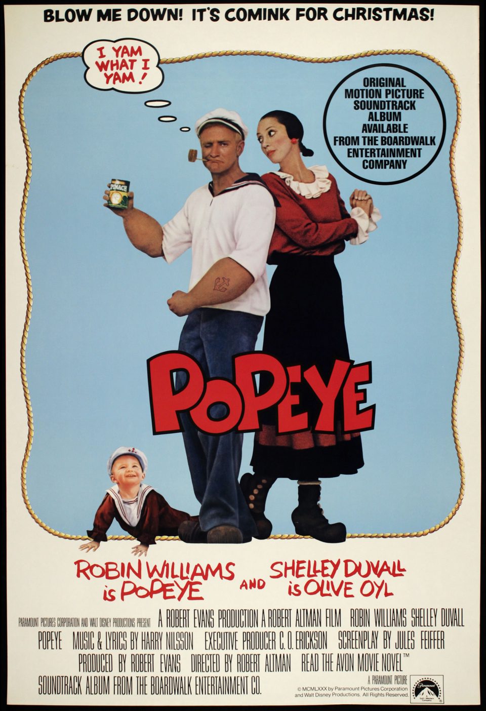 Poster of Popeye - Estados Unidos