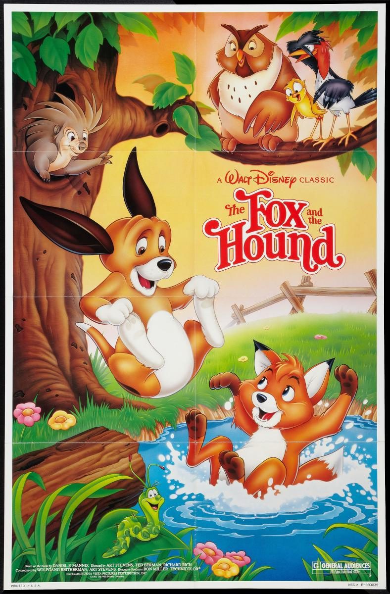 Poster of The Fox and the Hound - Estados Unidos