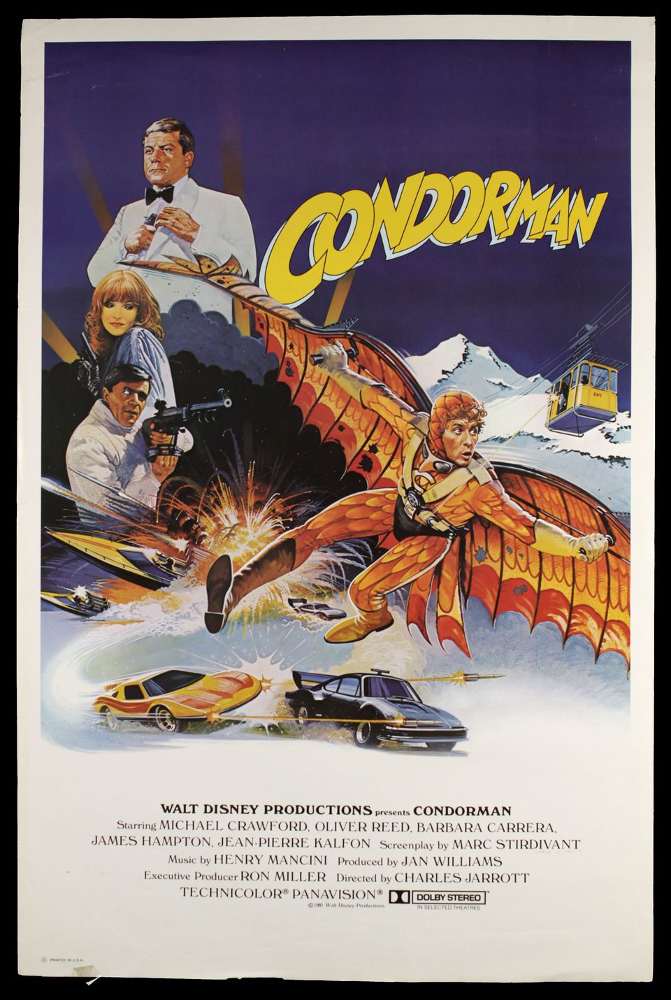 Poster of Condorman - Estados Unidos