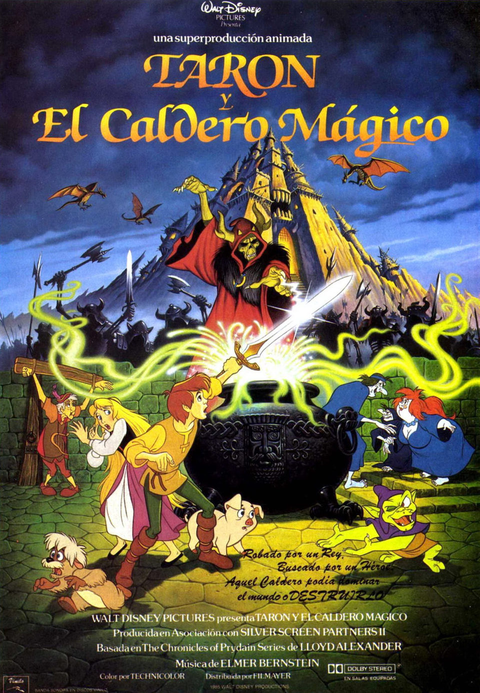 Poster of The Black Cauldron - España