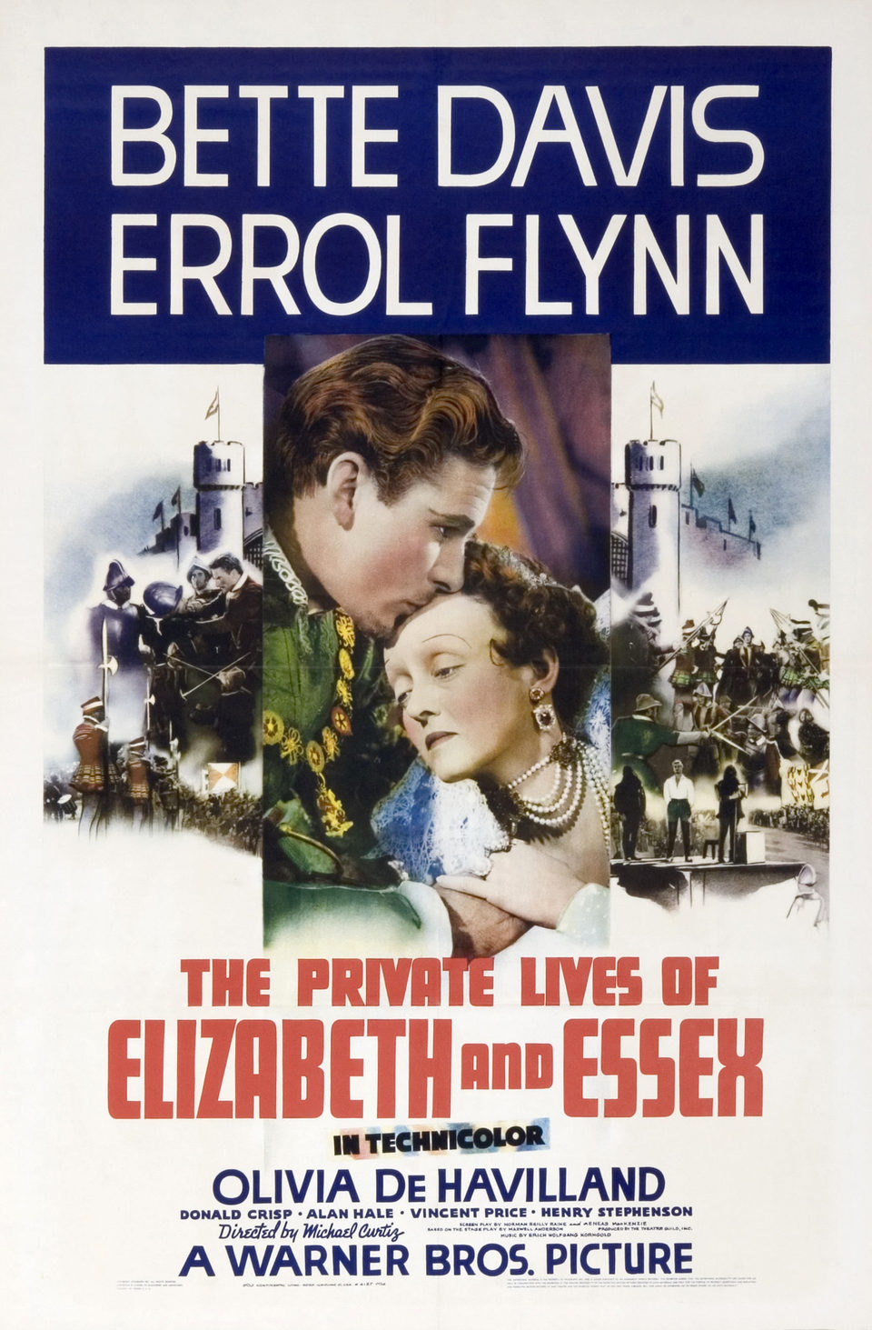Poster of The Private Lives of Elizabeth and Essex - Estados Unidos