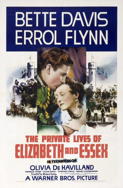 The Private Lives of Elizabeth and Essex poster