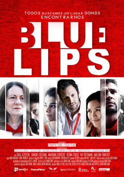 Poster Blue Lips