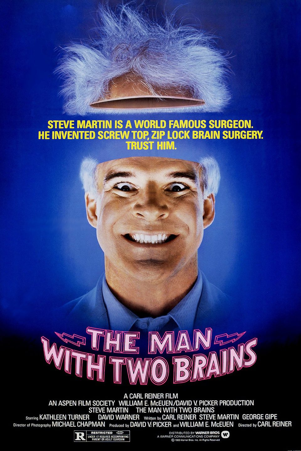 Poster of The Man with Two Brains - Estados Unidos