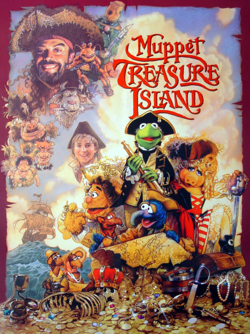 Poster of Muppet Treasure Island - Estados Unidos