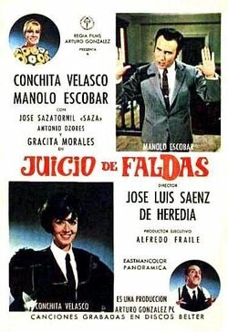 Poster Juicio de faldas