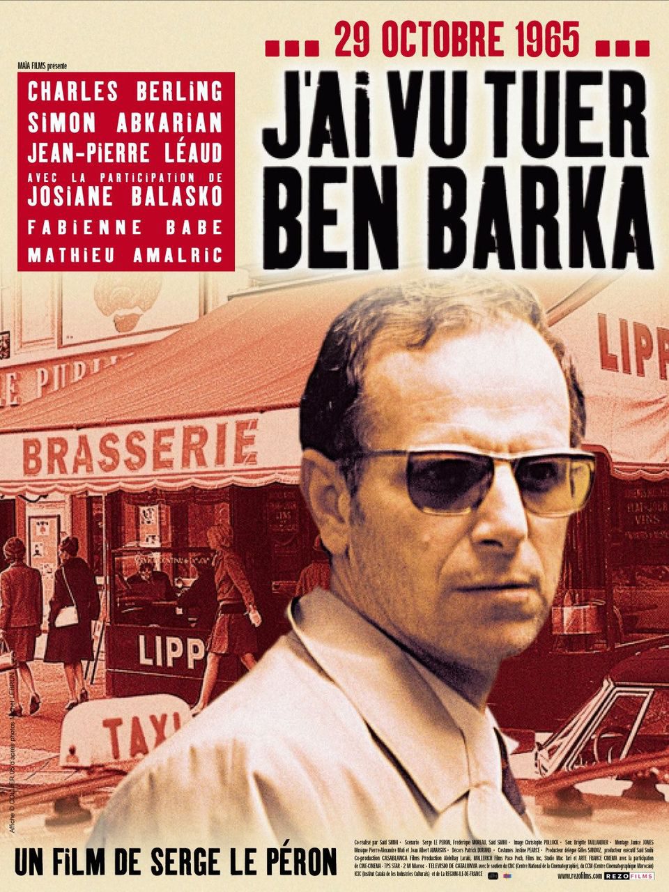 Poster of I Saw Ben Barka Get Killed - Francia