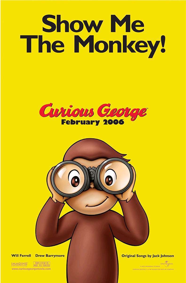 Poster of Curious George - Estados Unidos