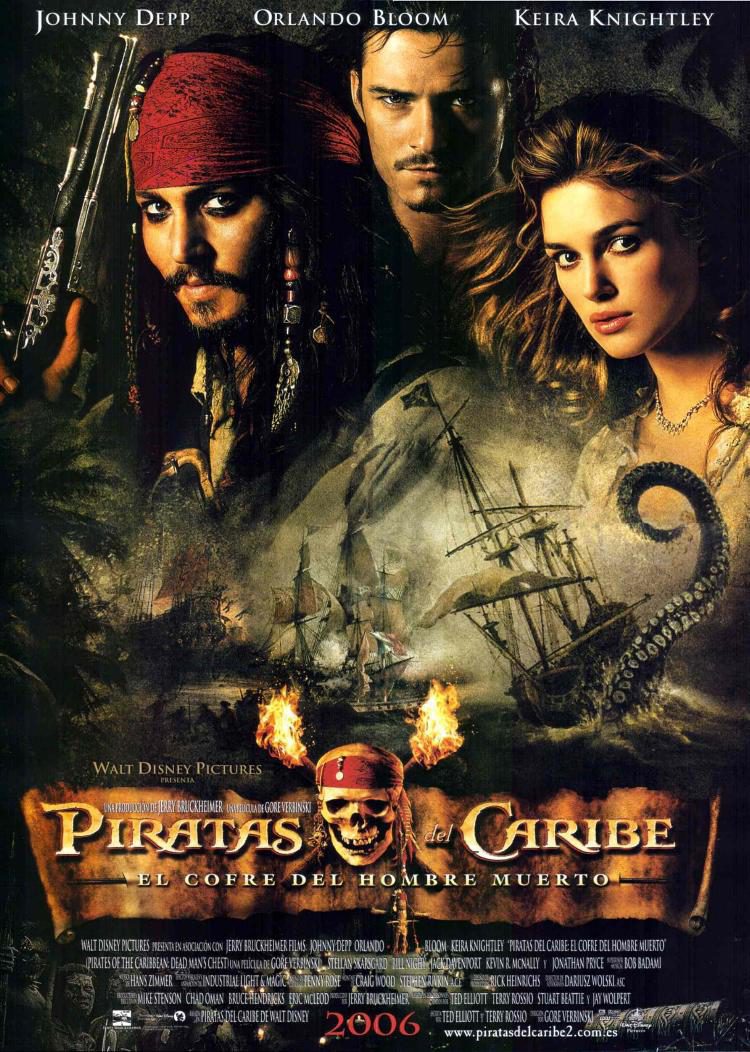 Poster of Pirates of the Caribbean: Dead Man's Chest - España
