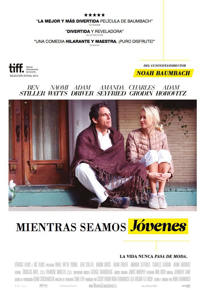 Poster of While We're Young - España