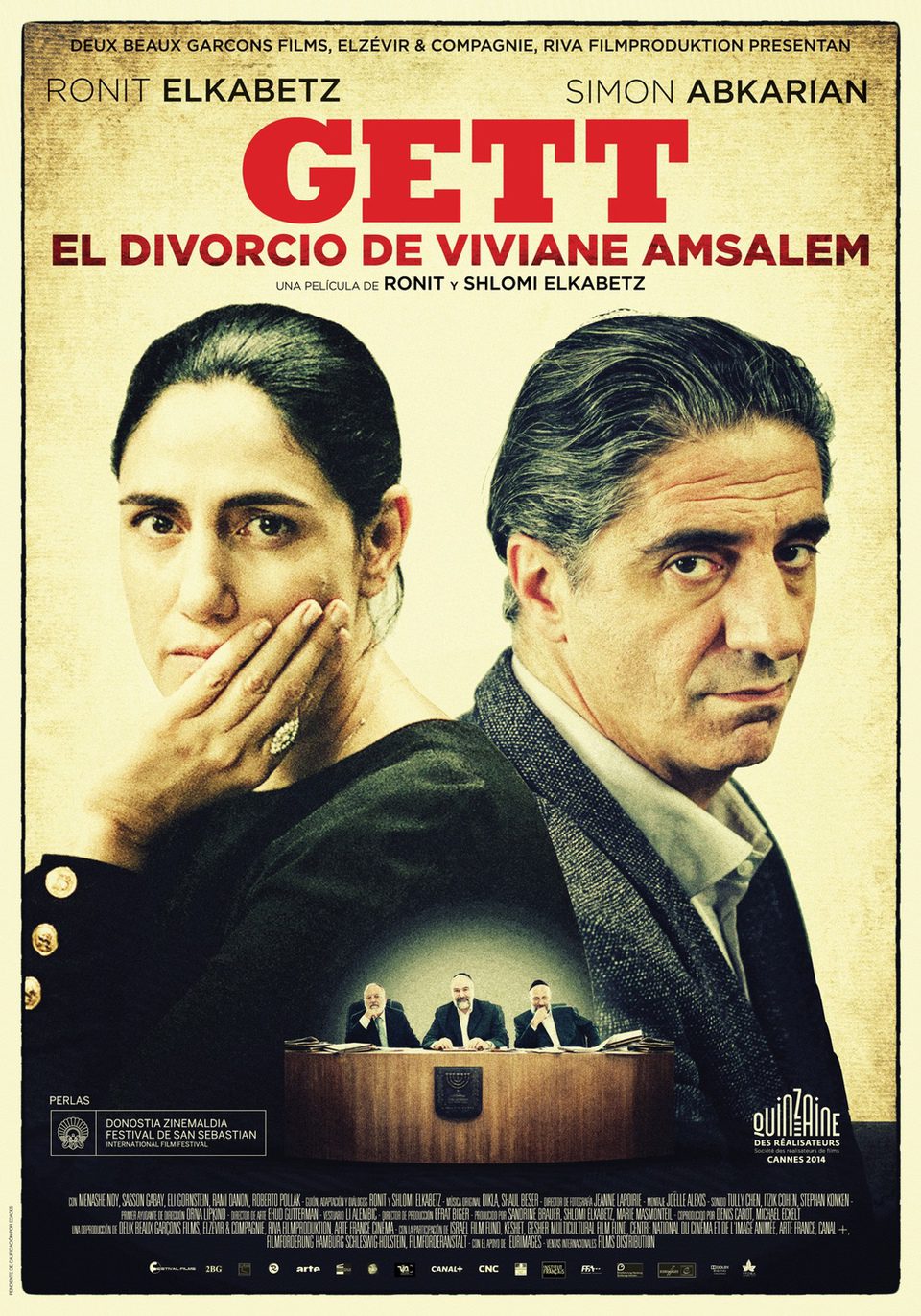Poster of Gett: The Trial of Viviane Amsalem - España