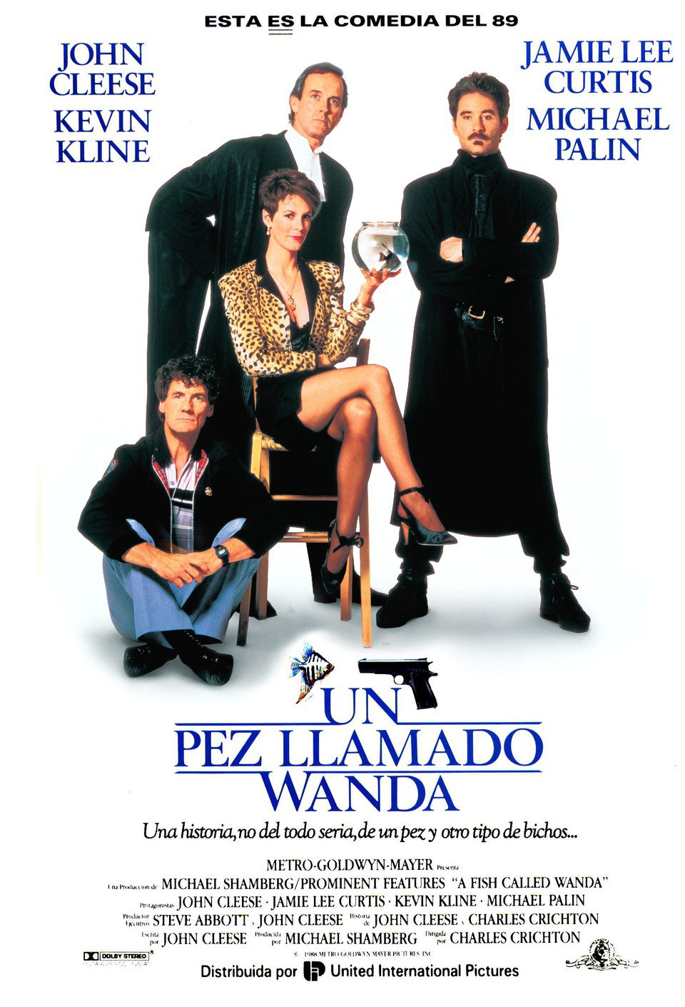 Poster of A Fish Called Wanda - España