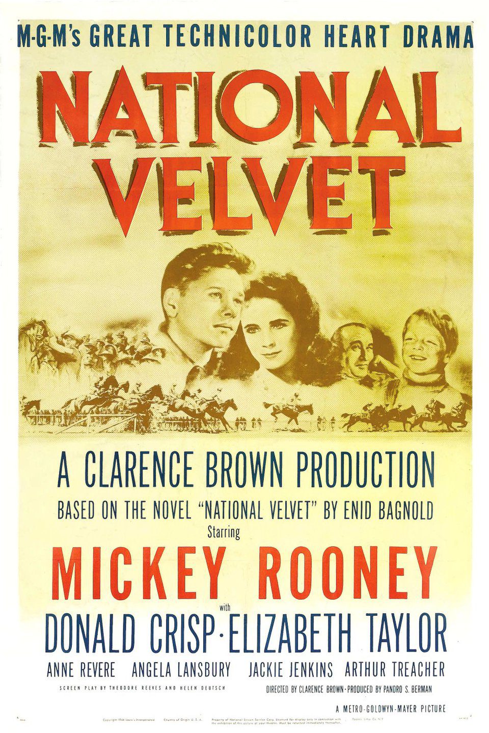 Poster of National Velvet - Estados Unidos