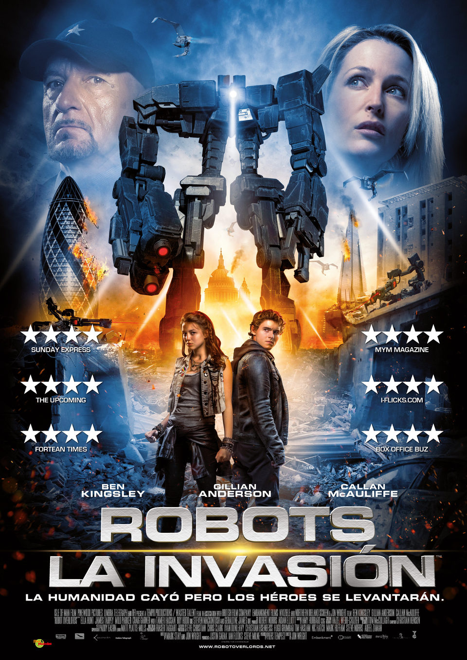 Poster of Robot Overlords - España