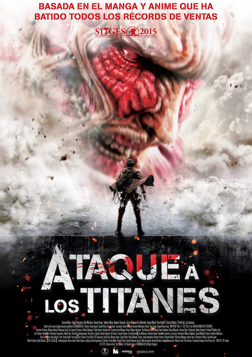 Poster of Attack on Titan. Part 1 - España
