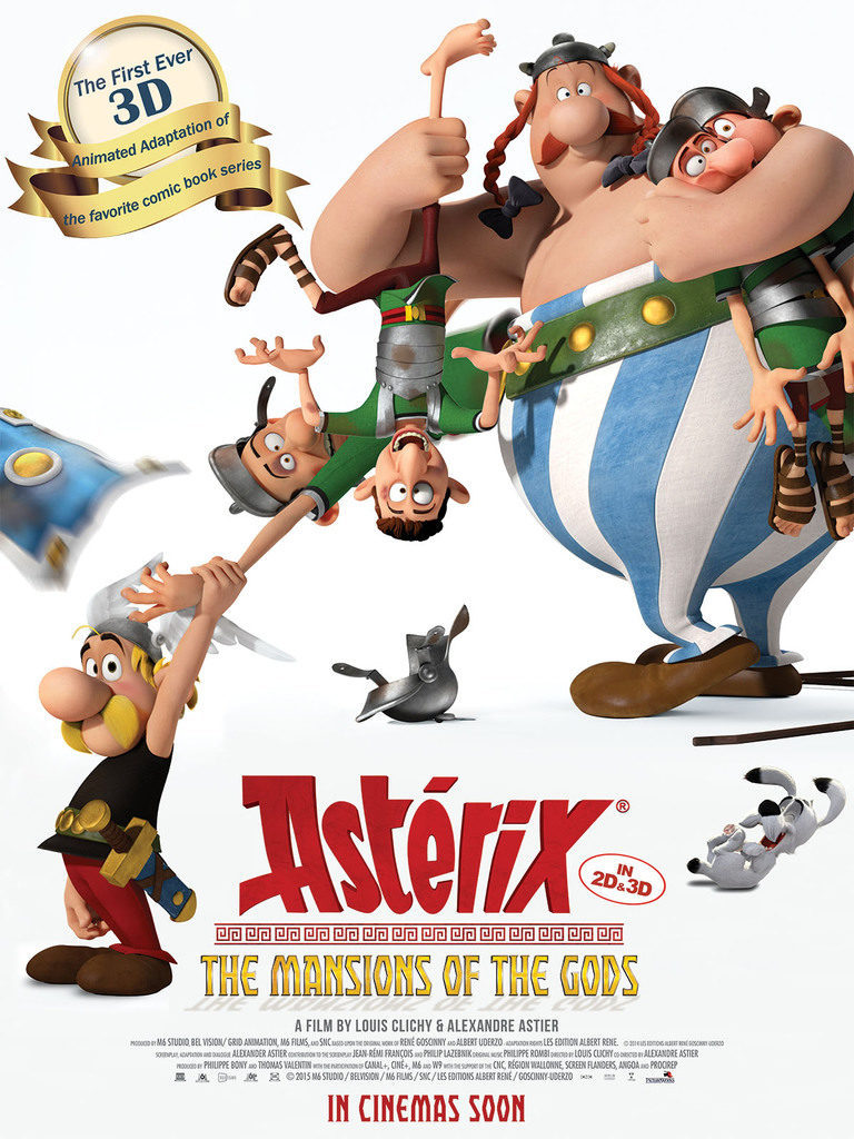 Poster of Asterix and Obelix: Mansion of the Gods - Reino Unido