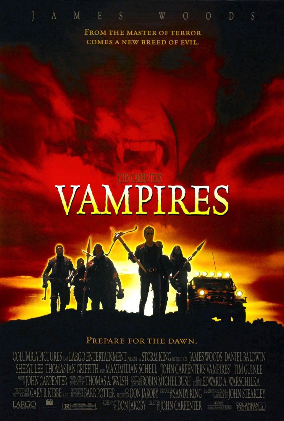 Poster of John Carpenter's Vampires - Estados Unidos