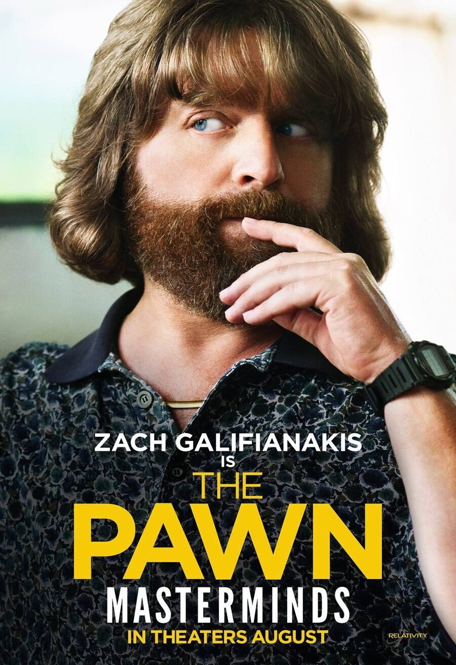 Poster of Masterminds - Cartel Zach Galfianakis