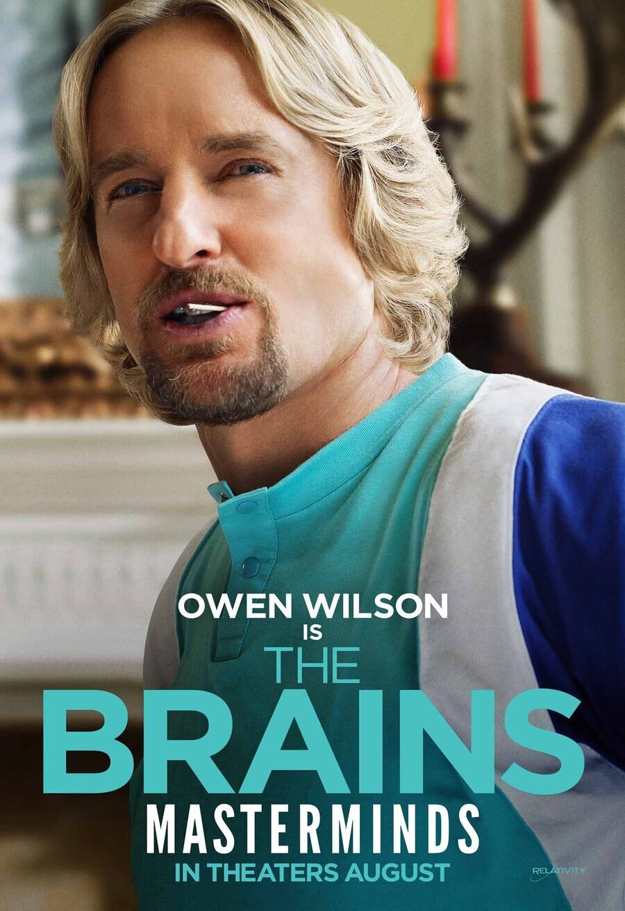 Poster of Masterminds - Cartel Owen Wilson