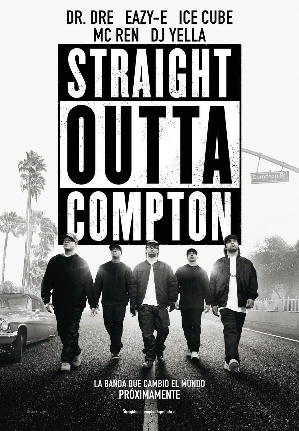 Poster of Straight Outta Compton - España