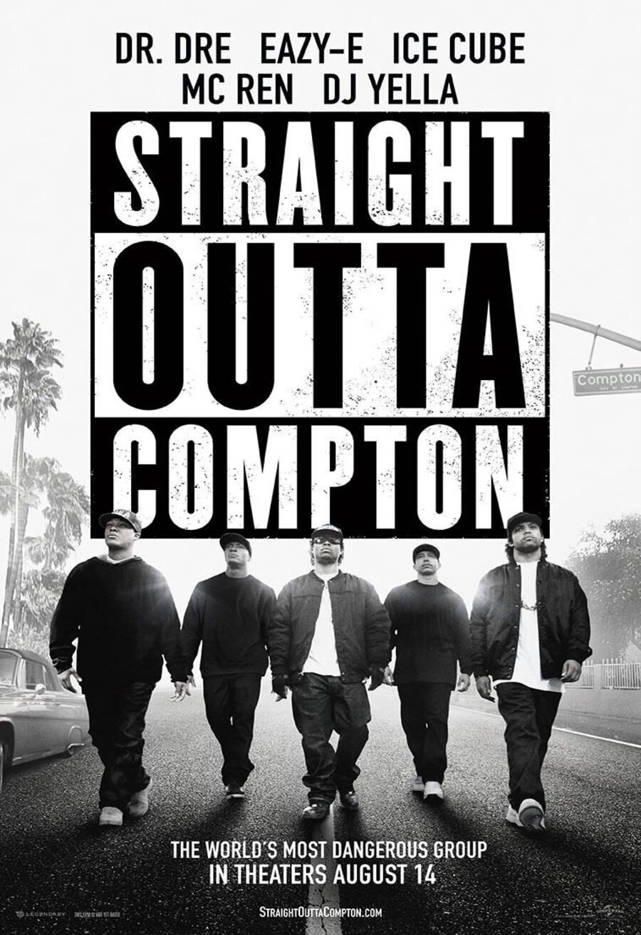 Poster of Straight Outta Compton - Estados Unidos