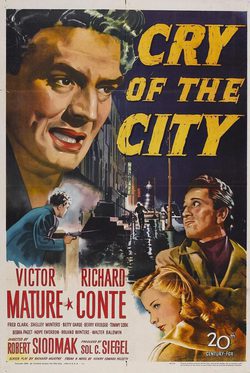 Poster Cry of the City