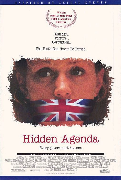 Poster of Hidden Agenda - Reino Unido