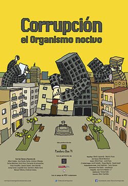 Poster Corrupción, el organismo nocivo