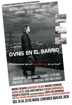 Poster Ovnis en el barrio