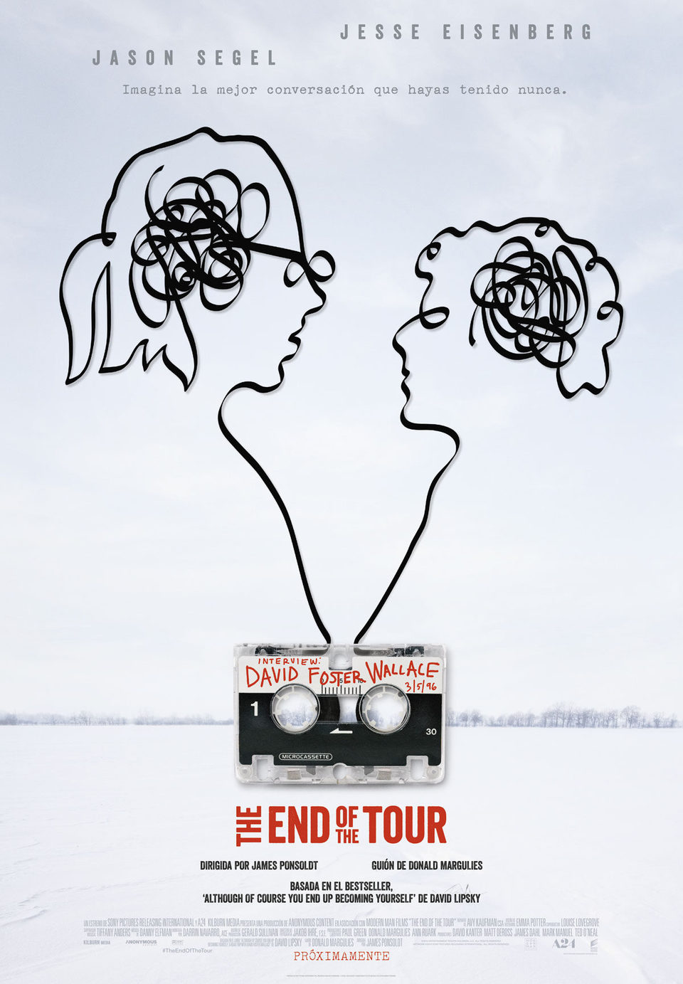 Poster of The End of the Tour - 'The En of the Tour' póster España