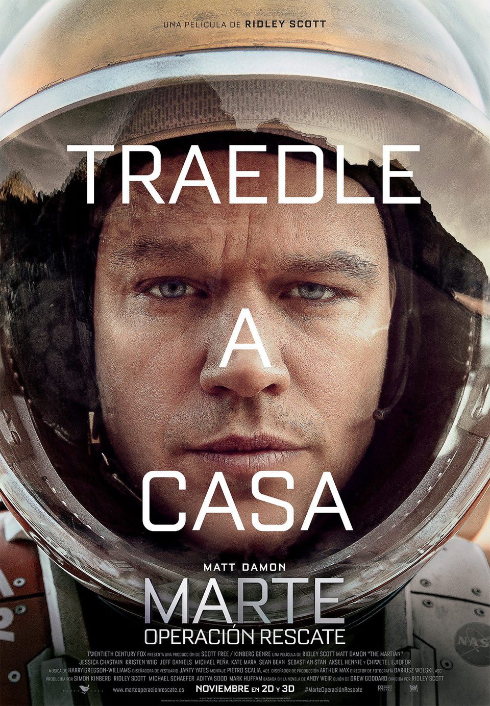 Poster of The Martian - España