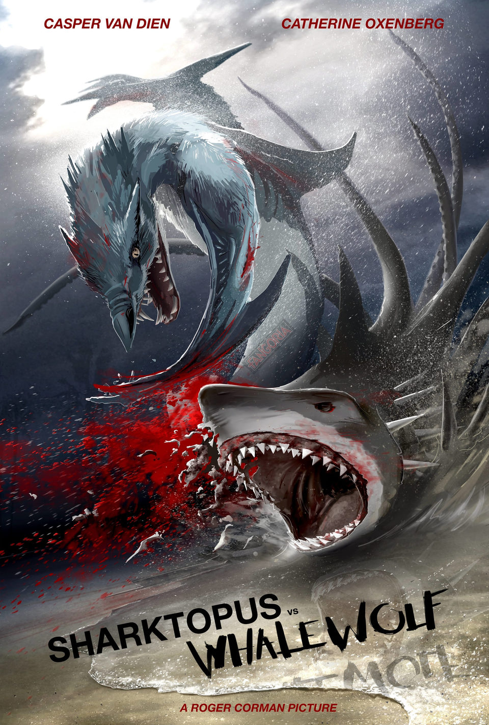 Poster of Sharktopus vs. Whalewolf - 'Sharktopus vs. Whalewolf'
