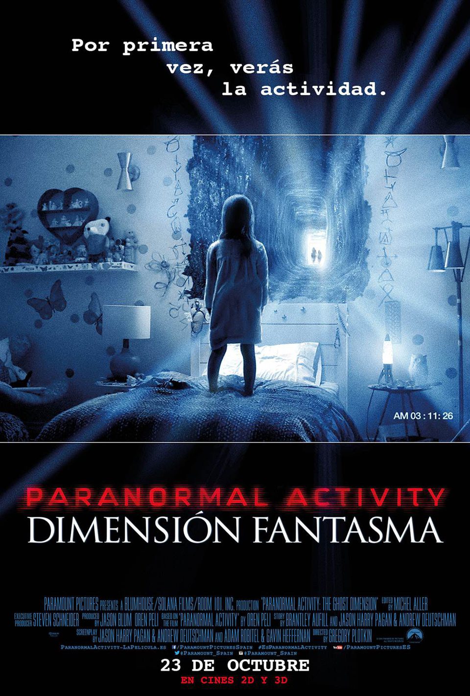 Poster of Paranormal Activity: The Ghost Dimension - Paranormal Activity: Dimensión fantasma