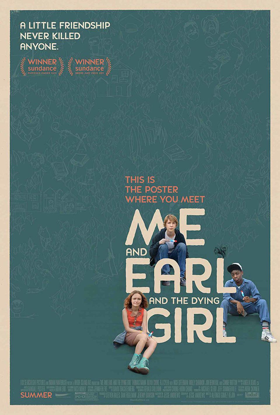 Poster of Me and Earl and the Dying Girl - EEUU
