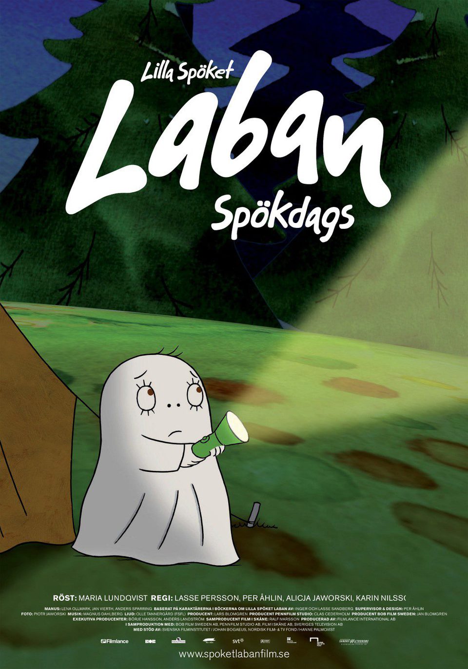 Poster of Laban the Little Ghost - Suecia