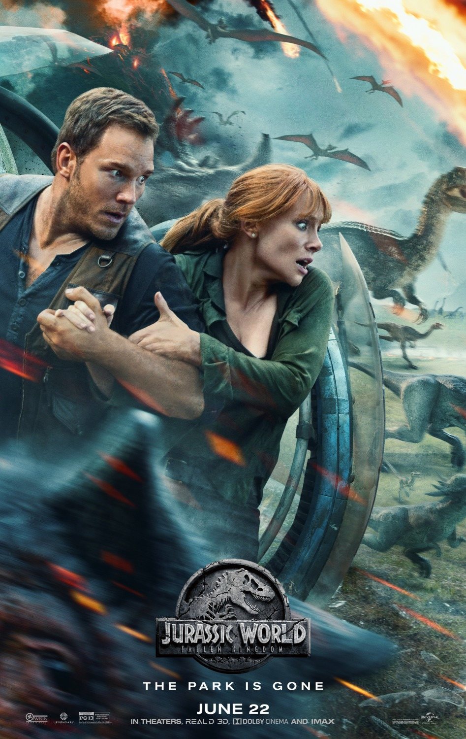 Poster of Jurassic World: Fallen Kingdom - EEUU #2