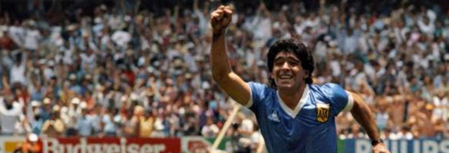 Maradona, the Hand of God