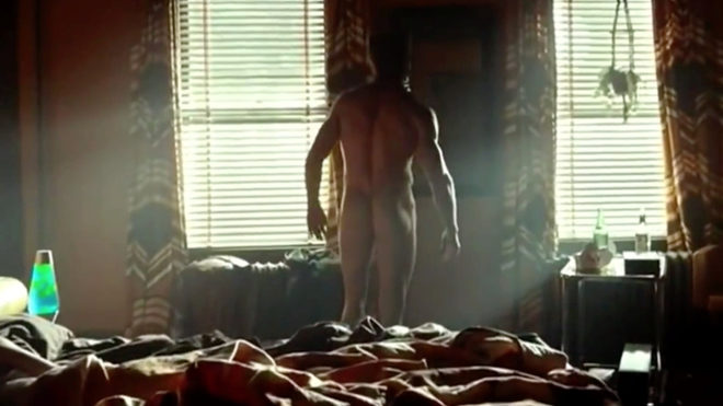 Hugh Jackman naked in 'X-Men: Days of Future Past'