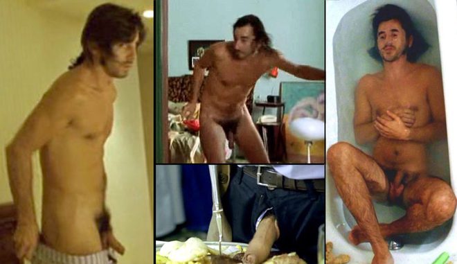 Santi Millán naked in 'Amor idiota'