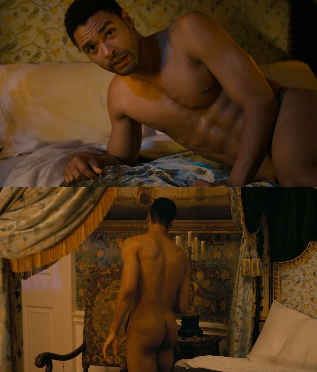 Regé-Jean Page naked in 'Bridgerton'