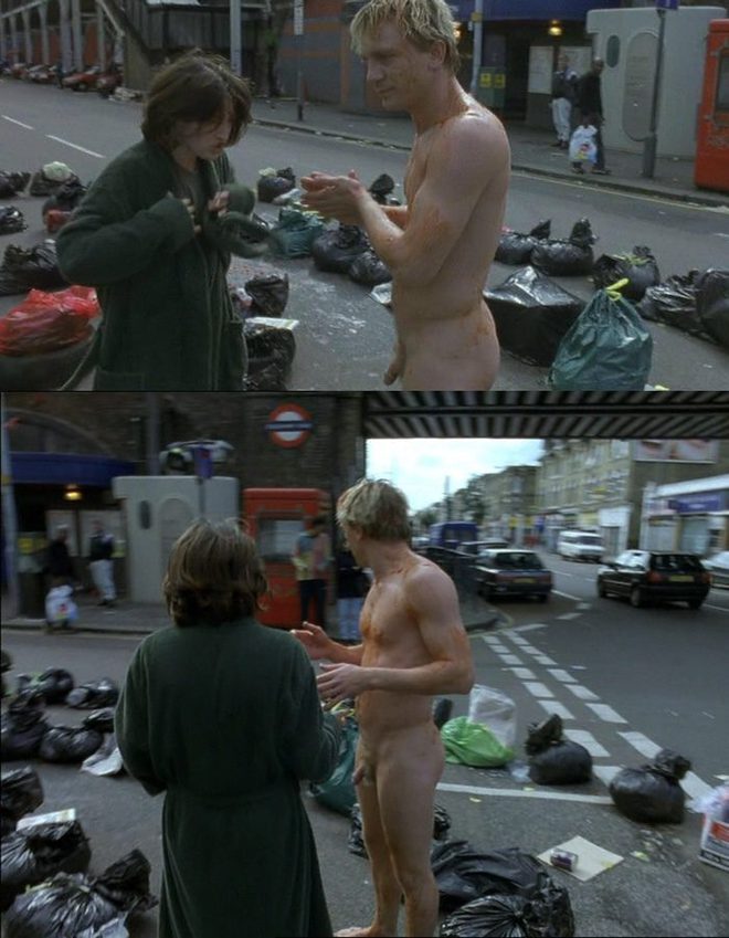 Daniel Craig nude in the middle of the street in 'Some Voices'