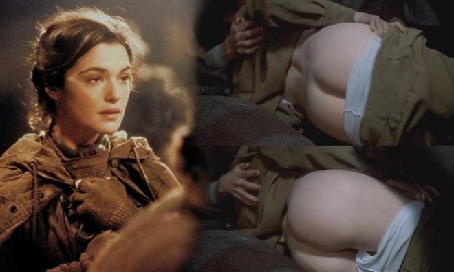 Rachel Weisz has sex with Jude Law and shows her ass on 'Enemy at the gates'