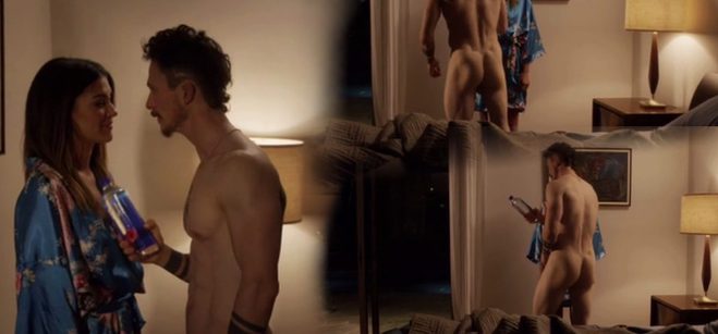 Jonathan Tucker naked in the series 'Kingdom'
