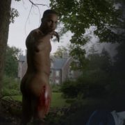 Michael Xavier naked in 'Bitten'