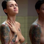 Ruby Rose naked in 'Orange is the New Black'